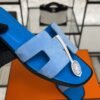 hermes oran sandlas bleu cameo