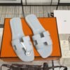 hermes oran sandlas Bleu Glacier Epsom