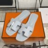 hermes oran sandlas Bleu Glacier Epsom