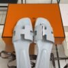 hermes oran sandlas Bleu Glacier Epsom