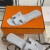 hermes oran sandlas Bleu Glacier Epsom