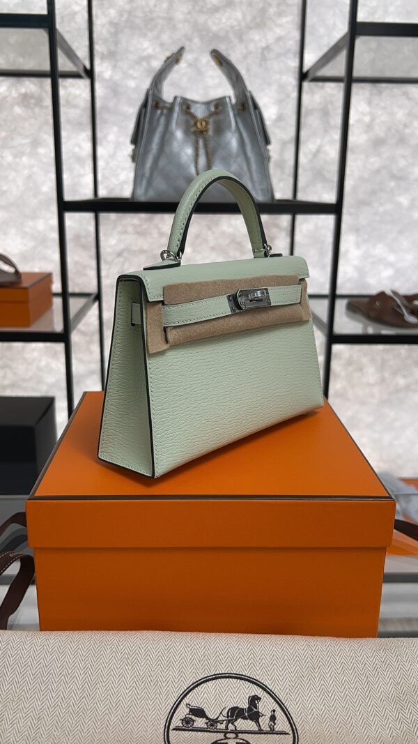 Hermes Chevre Mysore Mini Kelly Vert Fizz