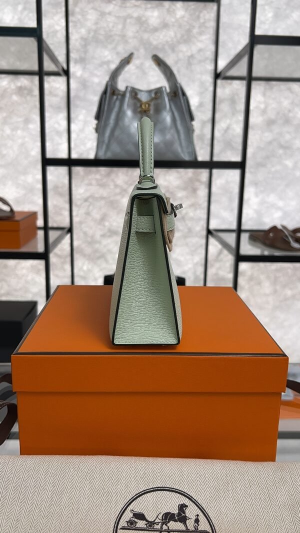 Hermes Chevre Mysore Mini Kelly Vert Fizz