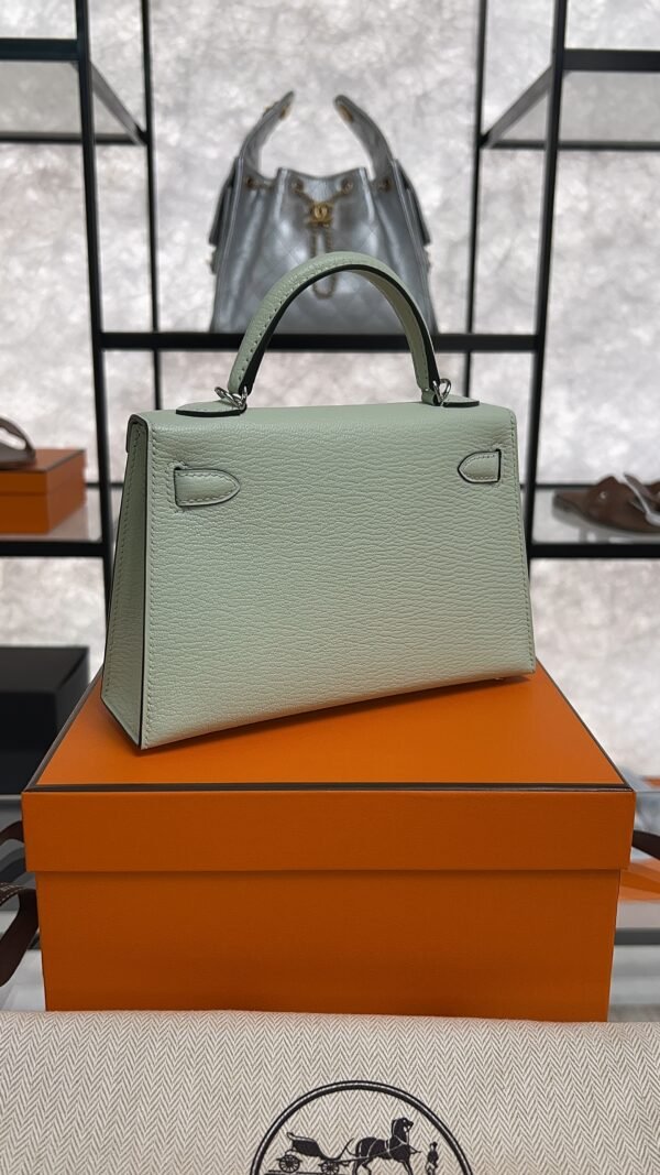 Hermes Chevre Mysore Mini Kelly Vert Fizz