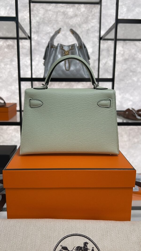 Hermes Chevre Mysore Mini Kelly Vert Fizz