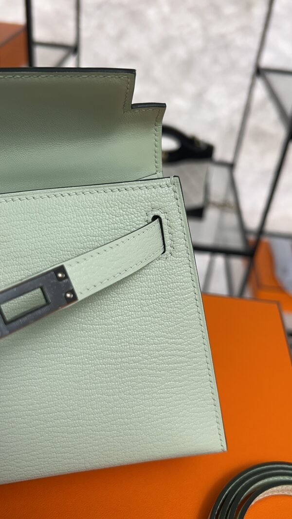 Hermes Chevre Mysore Mini Kelly Vert Fizz