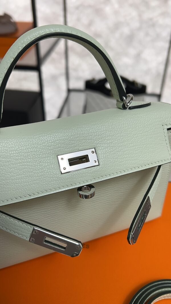 Hermes Chevre Mysore Mini Kelly Vert Fizz