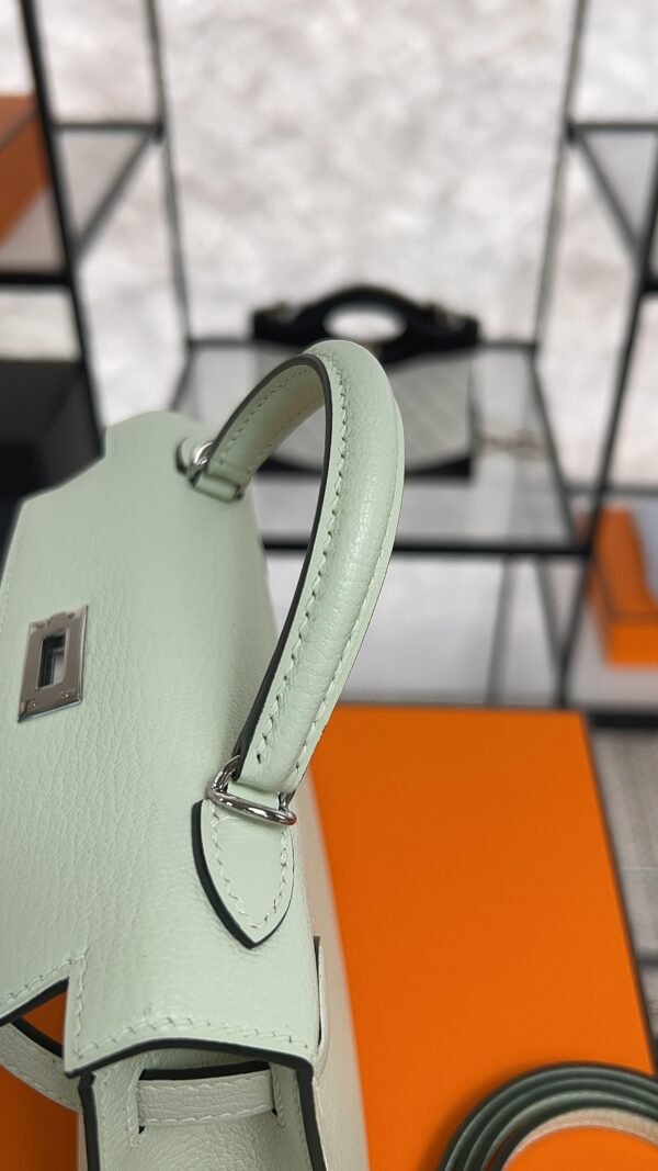 Hermes Chevre Mysore Mini Kelly Vert Fizz