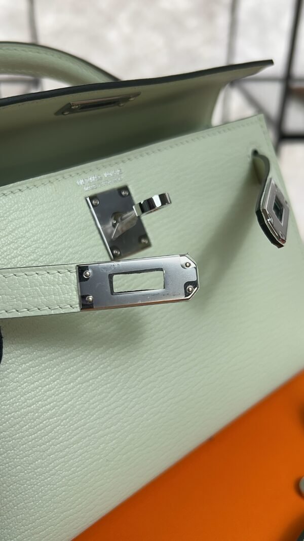 Hermes Chevre Mysore Mini Kelly Vert Fizz
