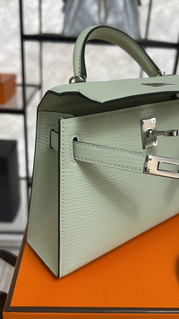 Hermes Chevre Mysore Mini Kelly Vert Fizz