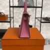 Hermès Mini Kelly 20 Pink Epsom With Silver Hardware