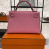 Hermès Mini Kelly 20 Pink Epsom With Silver Hardware