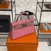 Hermès Mini Kelly 20 Pink Epsom With Silver Hardware