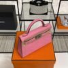 Hermès Mini Kelly 20 Pink Epsom With Silver Hardware
