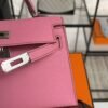 Hermès Mini Kelly 20 Pink Epsom With Silver Hardware