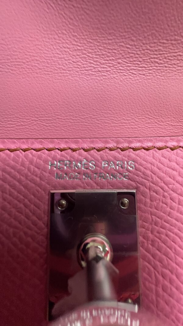 Hermès Mini Kelly 20 Pink Epsom With Silver Hardware