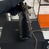 CHANEL 22 Mini Handbag Shiny Calfskin & Gold-Tone Metal Black