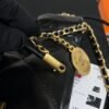 CHANEL 22 Mini Handbag Shiny Calfskin & Gold-Tone Metal Black