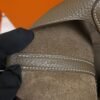 Hermes Etoupe Taurillon Clemence Leather Picotin Lock 22 Bag