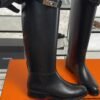 Hermès Jumping leather riding boots Black