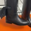 Hermès Jumping leather riding boots Black