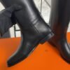 Hermès Jumping leather riding boots Black