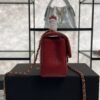 Chanel Lambskin Quilted Mini Top Handle Rectangular Flap Rose
