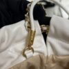 CHANEL 22 Mini Handbag Shiny Calfskin & Gold-Tone Metal White