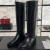 CHANEL Leather riding boots