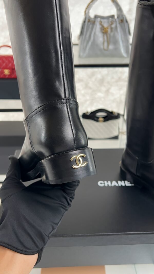 CHANEL Leather riding boots