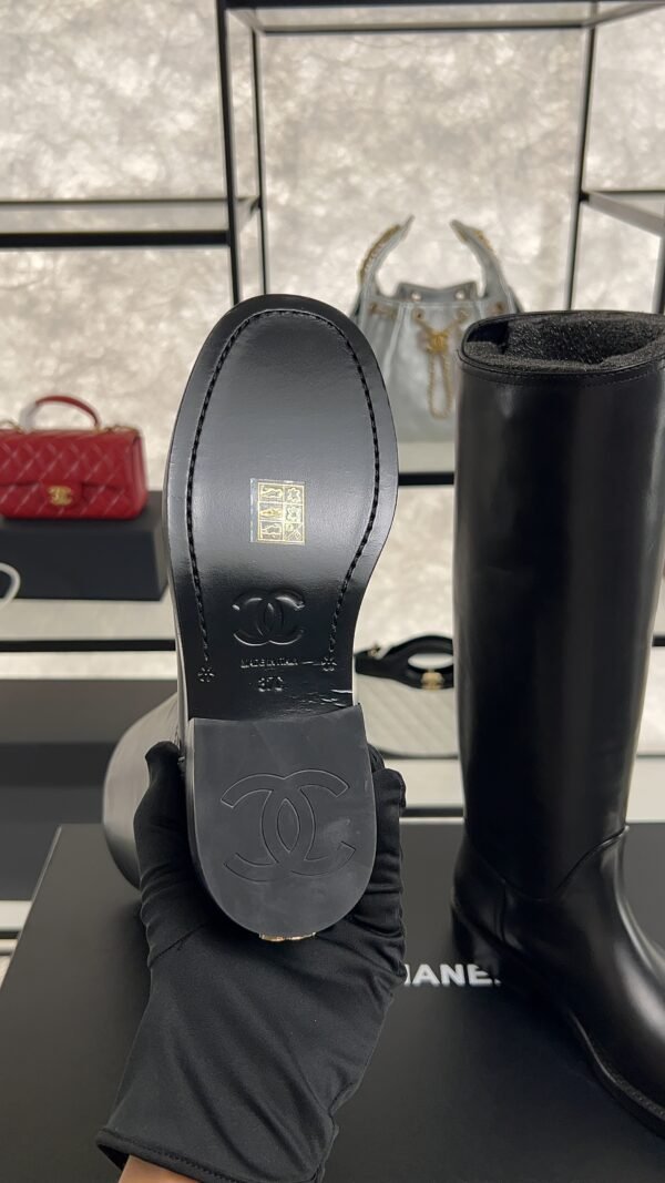 CHANEL Leather riding boots