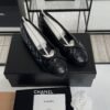CHANEL ballet flats Black