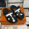 HERMÈS CHYPRE SANDAL BLACK Women’s