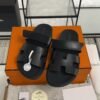 HERMÈS CHYPRE SANDAL BLACK Women’s