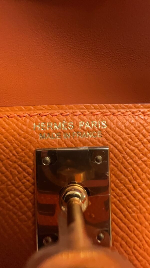 Hermès Mini Kelly 20 in Orange