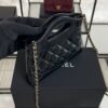 CHANEL 31 LEATHER HANDBAG 24s 31BAG BLACK