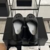 Chanel Lambskin Quilted CC Turnlock Loafers Black