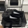 Chanel Lambskin Quilted CC Turnlock Loafers Black