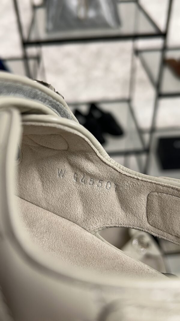 Chanel Dad Sandals Diamond CC logo Grey