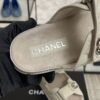 Chanel Dad Sandals Diamond CC logo Grey slippers