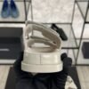 Chanel Dad Sandals Diamond CC logo Grey slippers