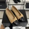Chanel ballet flats Lambskin  Beige & Black