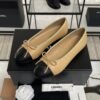 Chanel ballet flats Lambskin  Beige & Black
