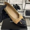 Chanel ballet flats Lambskin  Beige & Black