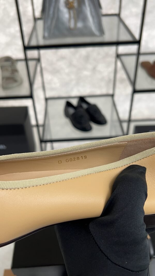 Chanel ballet flats Lambskin  Beige & Black