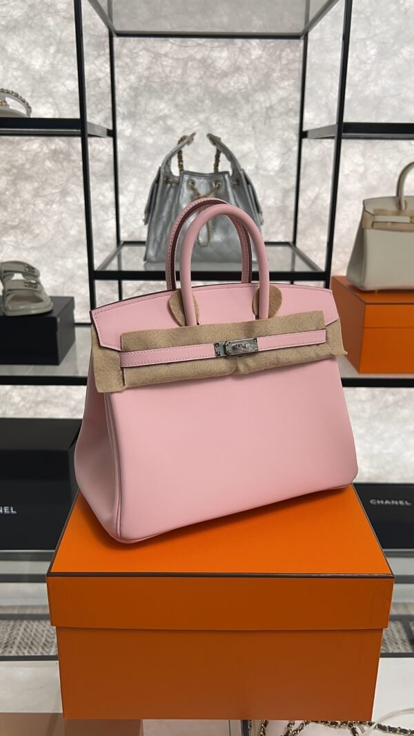 Hermes Birkin 25 Rose Sakura Swift PHW