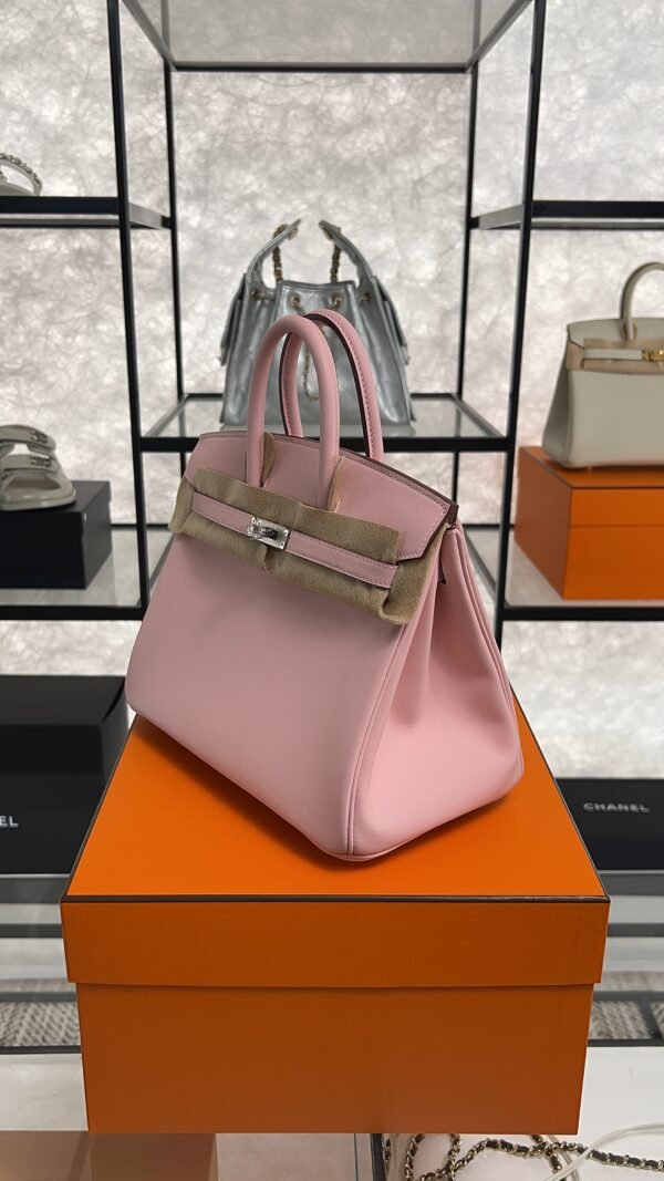 Hermes Birkin 25 Rose Sakura Swift PHW