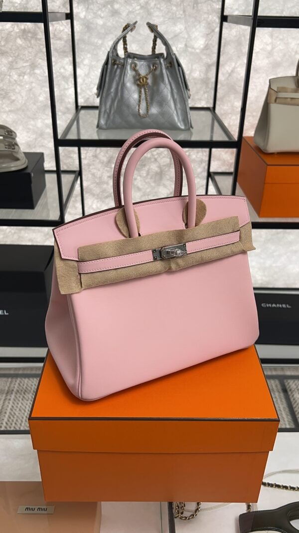 Hermes Birkin 25 Rose Sakura Swift PHW