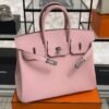 Hermes Birkin 25 Rose Sakura Swift PHW