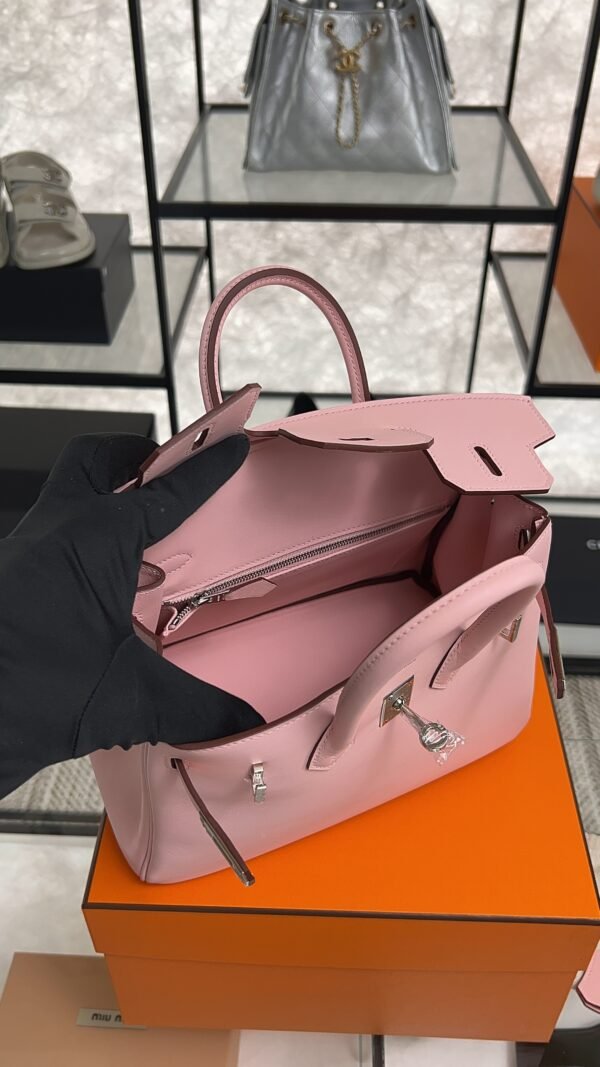 Hermes Birkin 25 Rose Sakura Swift PHW